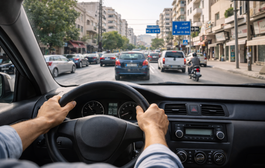 Local daily driving experience in Lebanon with a rented car