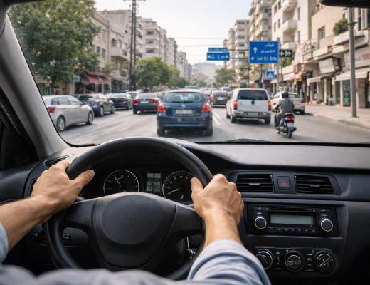 Local daily driving experience in Lebanon with a rented car